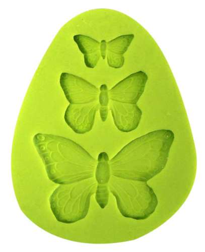 Set of 3 Butterfly Silicone Mould - Click Image to Close